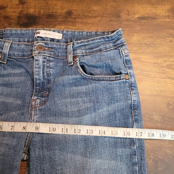 Levi's Jeans Size 10 Mid Rise Skinny Medium Light Wash Stretch Denim Western - Picture 6 of 9